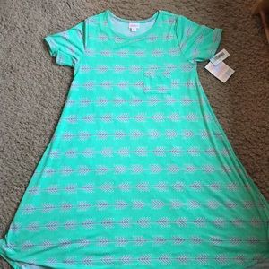 Xs lularoe Carly dress NWT